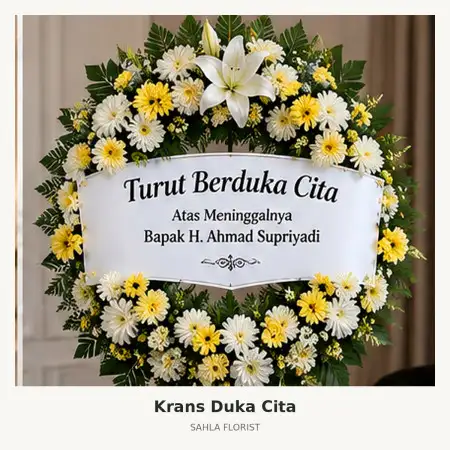 Krans Bunga Duka Scbd